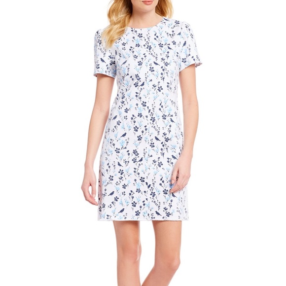 draper james denim shift dress